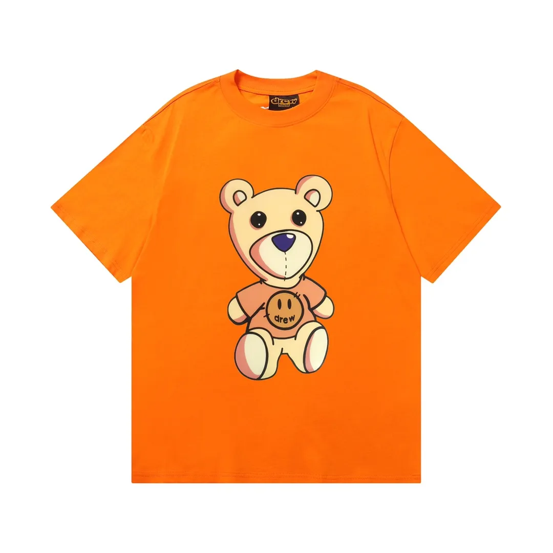 D 032 9 2023SS Same Style drew T g , ！ Quality！！ ， Quality！！ ， ！！ ， ， ， ， ， 。 Sizes：S M L XL ：Black White Royal Blue Red Brown White Orange